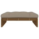 Garden Footstool Honey Brown 120x80 cm Solid Wood Pine 825768