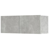 5 Piece TV Cabinet Set Concrete Grey Engineered Wood 3114441