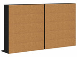 CD Cabinet 2 pcs Black Oak 65 x 23.5 x 97.5 cm Engineered Wood 8012677