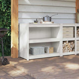 Kitchen Cabinet MEPPEL White 106 x 55 x 92 cm Solid Pine Wood 868162