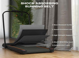 2.5HP Walking Pad, 1-6km/h Folding Treadmill with Remote Control and LED Display for Home Gym T3398P349175