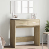 Dressing Table with Mirror Sonoma Oak 80x39x80 cm 840704
