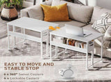 80 cm Drop Leaf Writing Work Desk - White T3398P344184