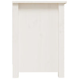 TV Cabinet White 70x36.5x52 cm Solid Wood Pine 814580
