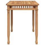Garden Dining Table 110x65x80 cm Solid Teak Wood 49385