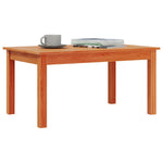 ZNTS Coffee Table Wax Brown 80x50x40 cm Solid Wood Pine 847176