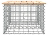 Garden Bench Gabion Design 103x44x42 cm Solid Wood Pine 834338