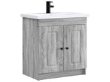 Bathroom Furniture Set Grey Sonoma 56 x 37.5 x 81 cm 3404170