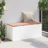Garden Bench White 100 x 40 x 43 cm Steel 874906