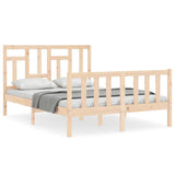 Bed Frame without Mattress 140x200 cm Solid Wood Pine 3193141