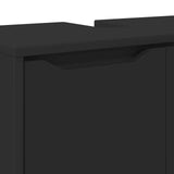 Bathroom Basin Cabinet Black 60 x 30 x 60 cm Engineered Wood 888748