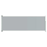 Patio Retractable Side Awning 220x600 cm Grey 317980