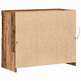 LED Sideboard Brown 81 x 37 x 66.5 cm Engineered Wood 863030