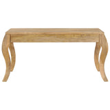 ZNTS Coffee Table 80x80x40 cm Solid Mango Wood 247111