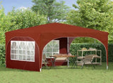Pop-up Party Tent 290 x 290 x 245 cm Terracotta 42019864