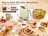 Retro 3000W Kettle and Toaster Set - Cream T3398P422931