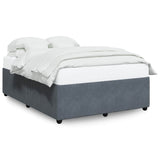 Bed Frame without Mattress Dark Grey 140x200 cm Velvet 3285013