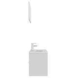 Bathroom Furniture Set White Engineered Wood 3070883