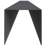 Garden Cover Profile 20 pcs 100 x 5 x 5 cm Steel Anthracite 8012998