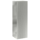 Plant Stand 2 pcs Silver 24 x 24 x 75 cm Galvanised steel 865825