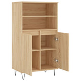 Highboard Sonoma Oak 60x36x110 cm Engineered Wood 831487