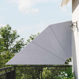 Collapsible Balcony Side Awning Grey 160x240 cm 41574