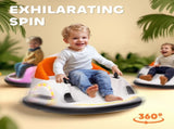 360&deg Rotation Kids Bumper Car, 12V Waltzer Car with Remote Control, Dual Joysticks, Music Lights, T3398P348435