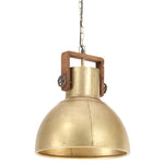 ZNTS Industrial Hanging Lamp 25 W Brass Round 40 cm E27 320532