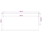 43423 Outdoor Roller Blind 240x140 cm Beige