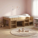 Kids'Bed Frame with Storage Artisan Oak 90 x 190 cm 3422634