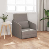 Sofa Bed Taupe 65 x 80 x 83 cm Fabric 4106642