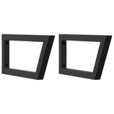 Basin Shelf Wall Mounted Steel and Solid Wood Oak 3302403