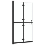 Foldable Walk-in Shower Wall Transparent ESG Glass 80x190 cm 151181