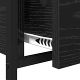 Coffee Table Black Oak 70 x 50 x 54.5 cm Engineered Wood 883050