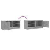 TV Cabinets 2 pcs Concrete Grey 80x35x36.5 cm Engineered Wood 811475