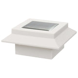 Outdoor Solar Lamps 12 pcs LED Square 12 cm White 277137