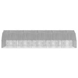 Chicken Run with Roof 2.5x10x2.25 m Galvanised Steel 3328524