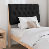 Upholstered Headboard Black 80 cm Solid Pine Wood 879366
