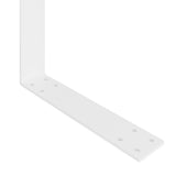 Backrest for Pallet Sofa White 110 cm Iron 315792