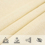 Sunshade Sail 160 g/m Cream 3.5x5 m HDPE 311187