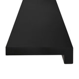 Stair Treads 8 pcs 80 x 30 x 2 cm Black Solid Beech Wood 3446323