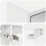 Bathroom Mirror Cabinet White 43 x 16 x 62.5 cm Engineered wood 889135