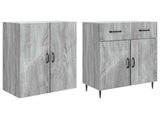 Cabinet Set 2 pcs Grey Sonoma 66 x 34.5 x 89.5 cm 3416670