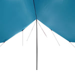 ZNTS Camping Tarp Blue 460x305x210 cm Waterproof 94686