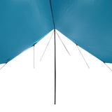 ZNTS Camping Tarp Blue 460x305x210 cm Waterproof 94686