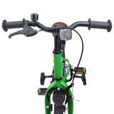 Kids Bike 16 Inches for 4-6 Years Old Green 42009477