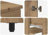 Bathroom Vanity Unit Artisan Oak 60 x 35 x 80 cm 889424