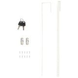 Mirror Jewellery Cabinet with LED Lights Wall Mounted Black 353248