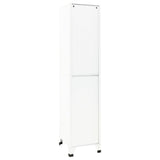Locker Cabinet White 38x45x180 cm Steel 339776
