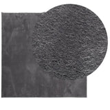 Rug HUARTE Short Pile Soft and Washable Anthracite 160x160 cm 375002